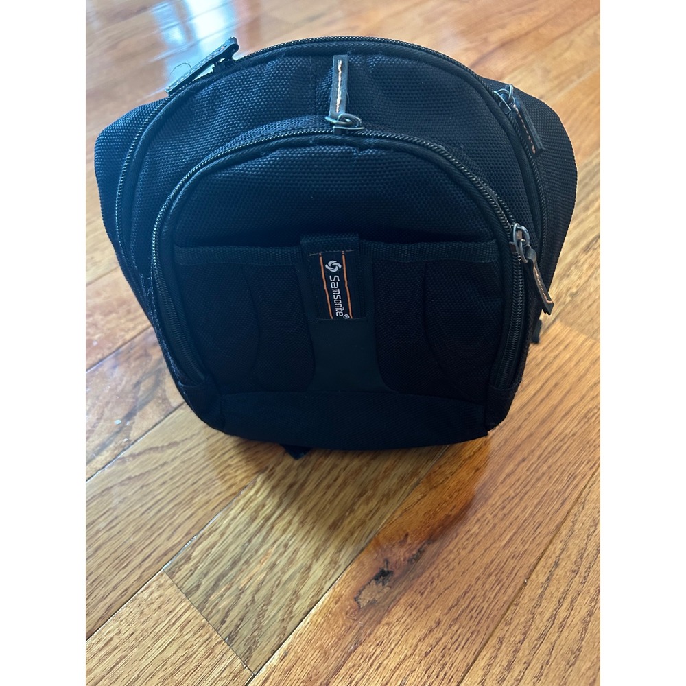 Samsonite Mini Backpack Black Ballistic Nylon Travel Daypack Small Hiking Bag